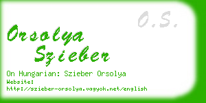 orsolya szieber business card